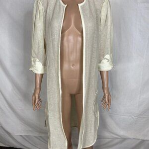 Adriana Degreas Women’s Appliqué Short Cover-Up Robe